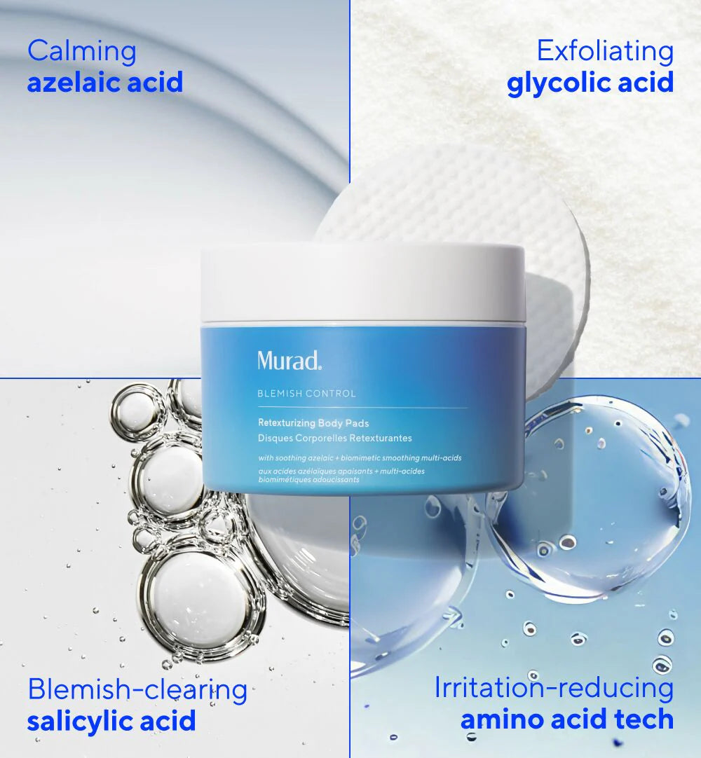 Murad Retexturising Body + Face Pads